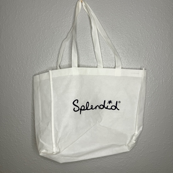 Re-usable Splendid White Tote Shopping bag - Picture 1 of 5